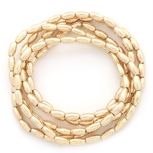 Oval Beaded Bracelet - Tigbul's Fashion