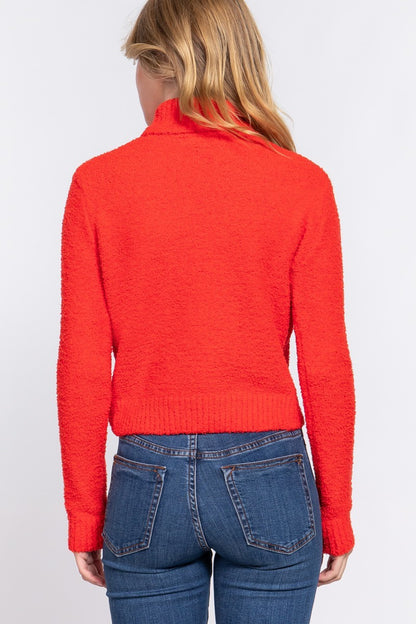 Turtleneck Sweater Top - Tigbuls Variety Fashion