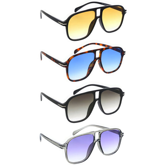 Fashion Large Aviator Frame Sunglasses - Tigbuls Variety Fashion