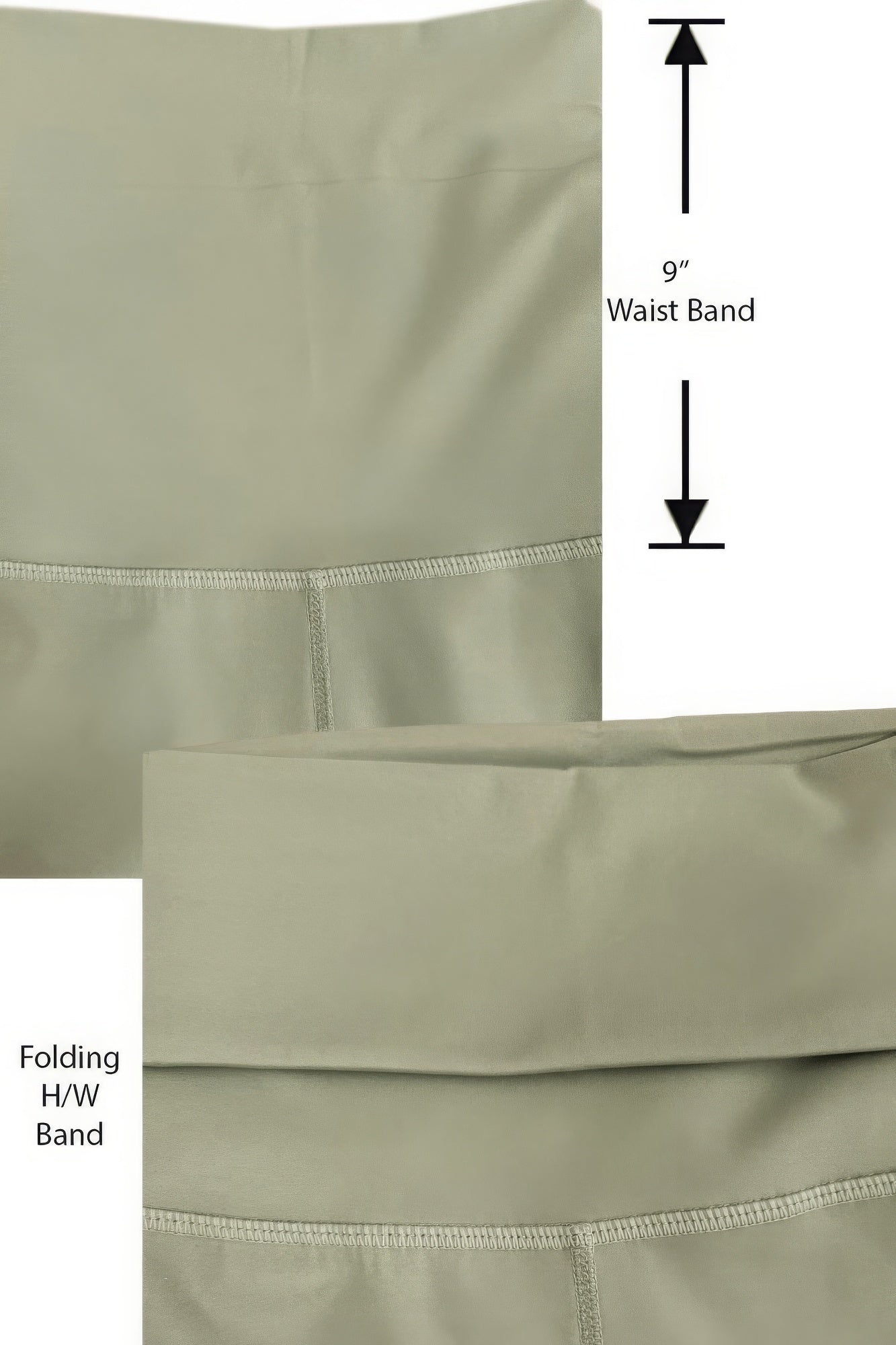 Super High Waist Premium Green Yoga Flare Pants - Tigbuls Variety Fashion