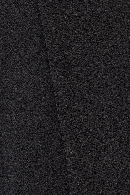 Black Open Front Long Sleeve Blazer | Tigbuls Variety Fashion