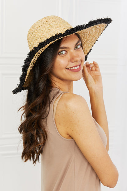 Fame Sunshine Straw Fringe Hat - Tigbul's Fashion