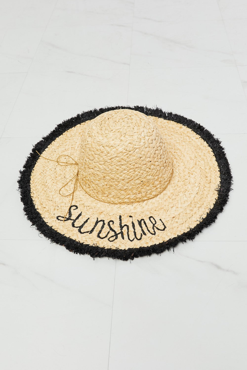 Fame Sunshine Straw Fringe Hat - Tigbul's Fashion