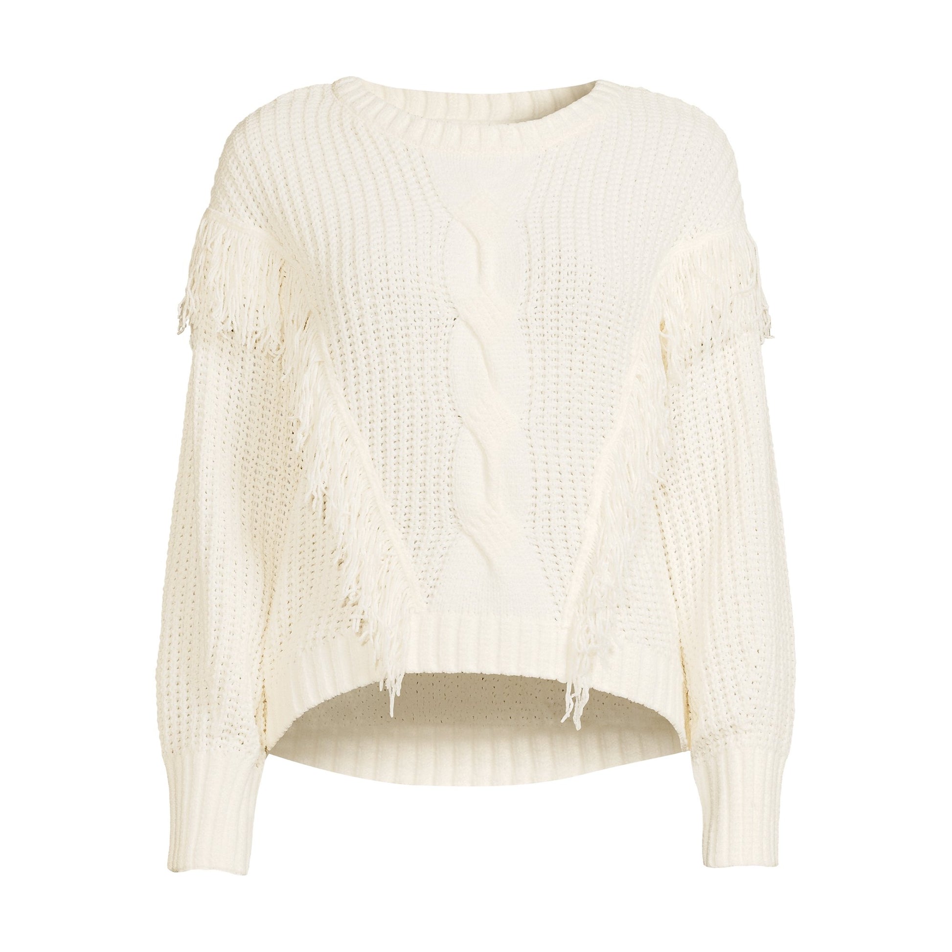 Super Soft Chenille Fringe Sweater - Tigbul's Variety Fashion Shop