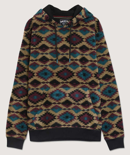 Men's Aztec Diamond Print Hoodie - Tigbul's Variety Fashion Shop