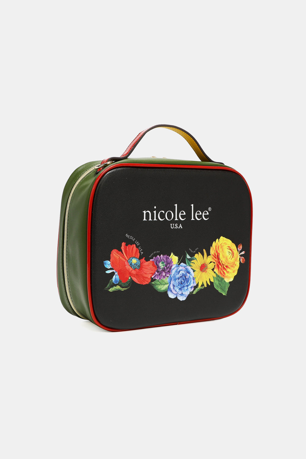 Nicole Lee USA Printed Handbag with Three Pouches - Tigbul's Variety Fashion Shop