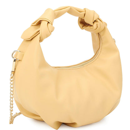 Smooth Round Handle Zipper Bag - Tigbul's Variety Fashion Shop