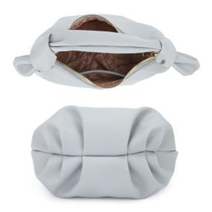 Smooth Round Handle Zipper Bag - Tigbul's Variety Fashion Shop