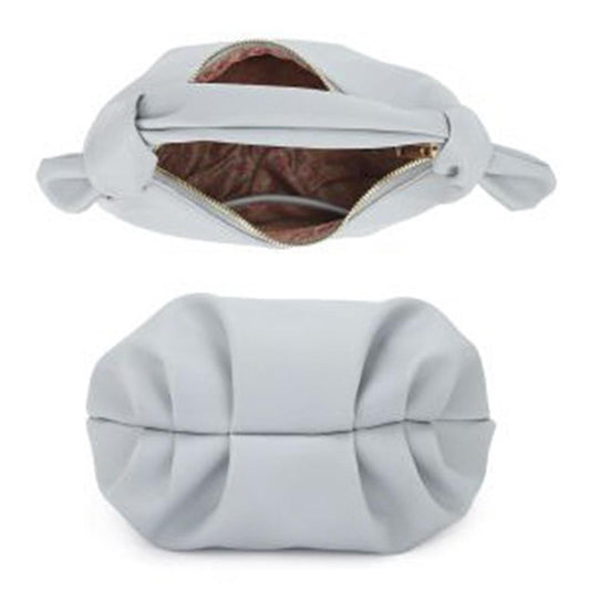 Smooth Round Handle Zipper Bag - Tigbul's Variety Fashion Shop