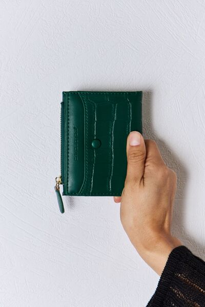 Texture PU Leather Mini Wallet - Tigbul's Variety Fashion Shop