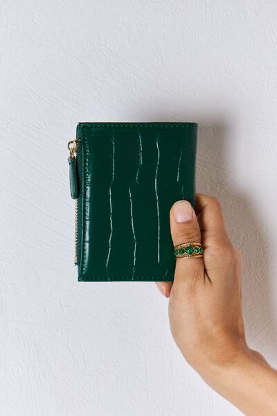 Texture PU Leather Mini Wallet - Tigbul's Variety Fashion Shop