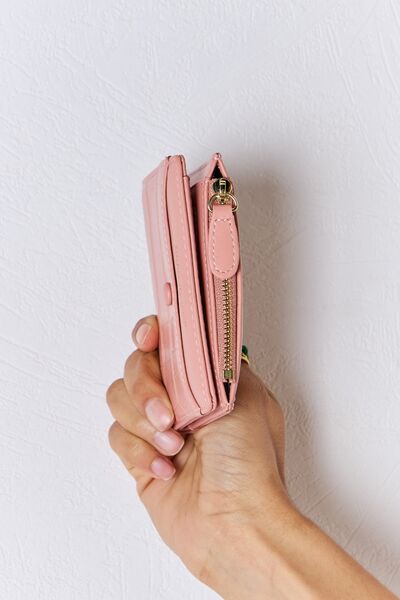 Texture PU Leather Mini Wallet - Tigbul's Variety Fashion Shop