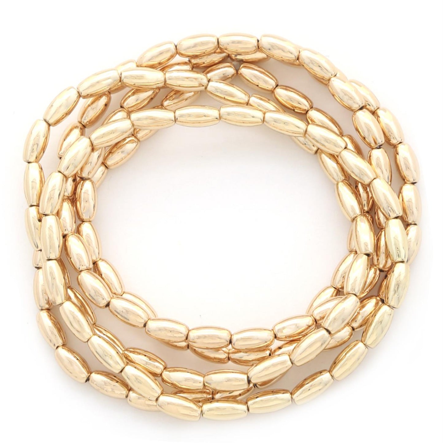 Oval Beaded Bracelet - Tigbul's Variety Fashion Shop