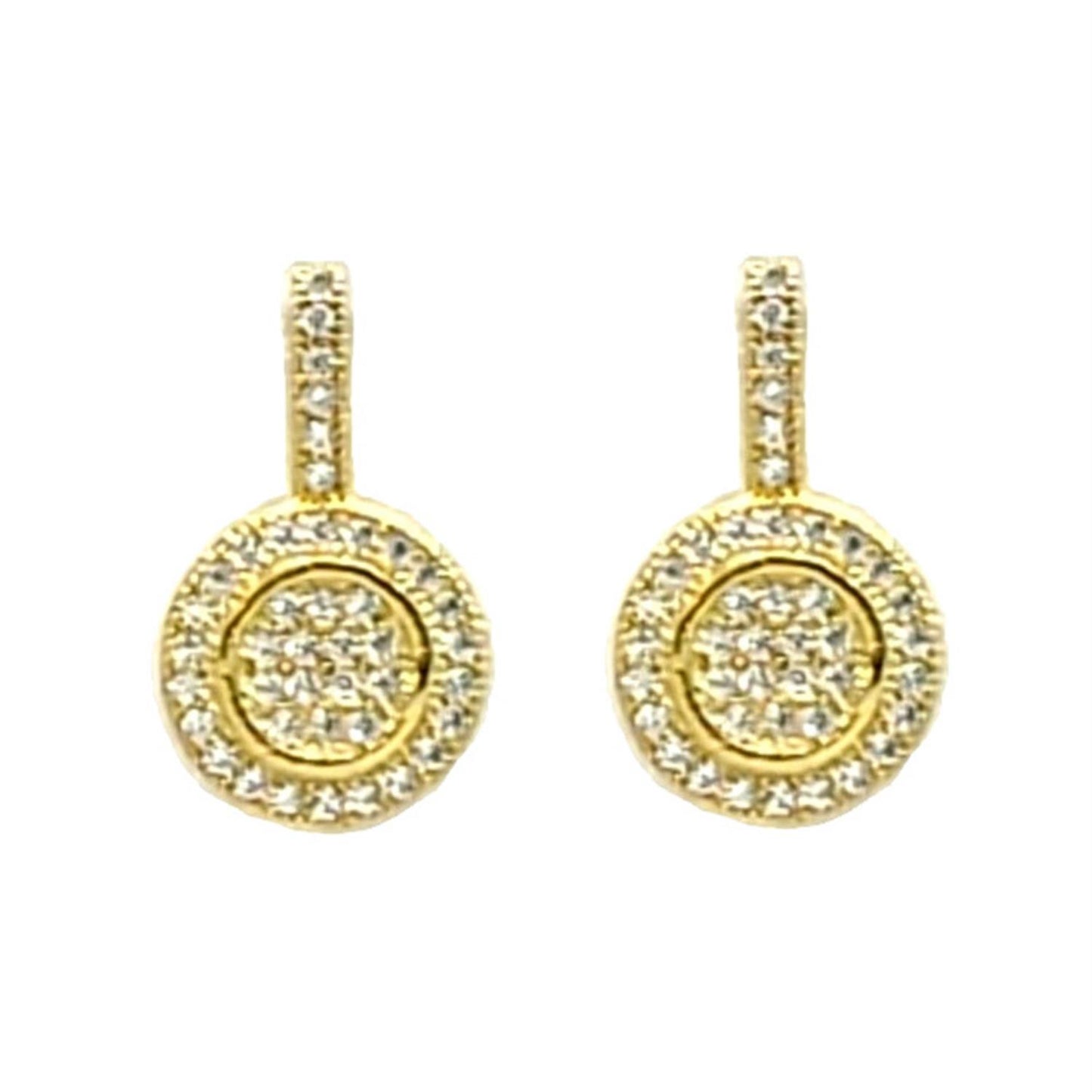 Round Crystal Earring - Tigbul's Variety Fashion Shop