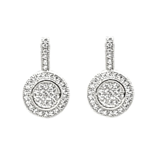 Round Crystal Earring - Tigbul's Variety Fashion Shop