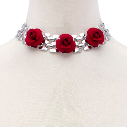 Sodajo Flower Metal Necklace - Tigbul's Variety Fashion Shop