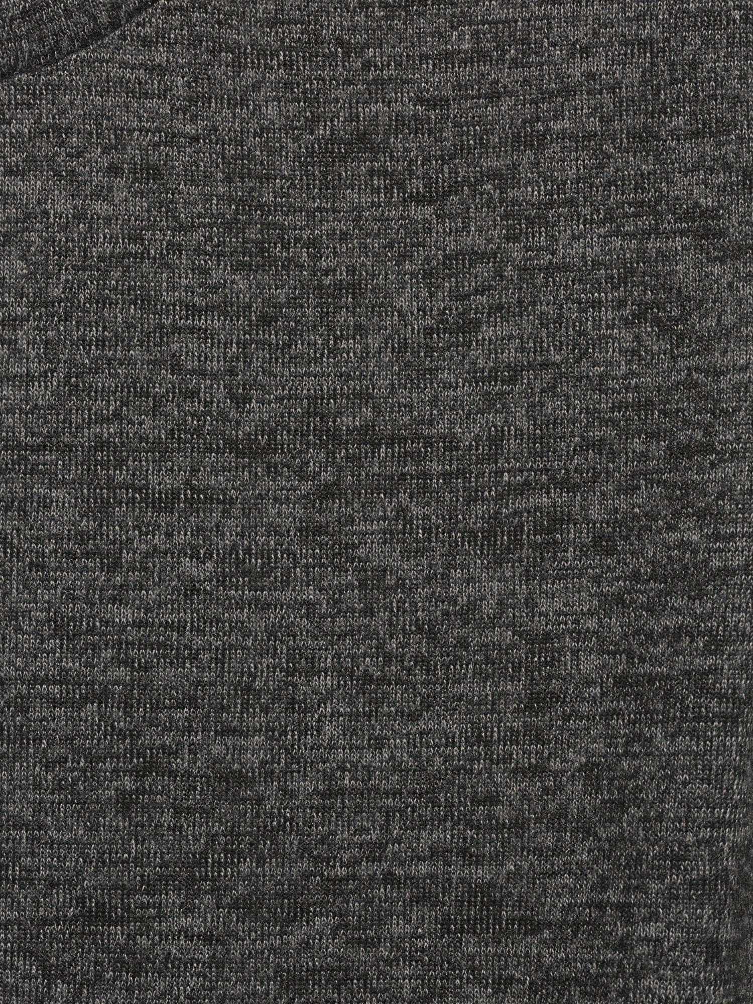 Charcoal grey knit fabric texture close-up, maternity blouse