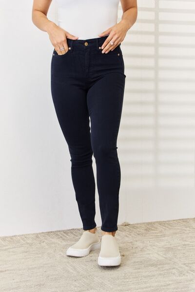 Judy Blue Full Size Garment Dyed Tummy Control Skinny Jeans - Tigbuls Variety Fashion