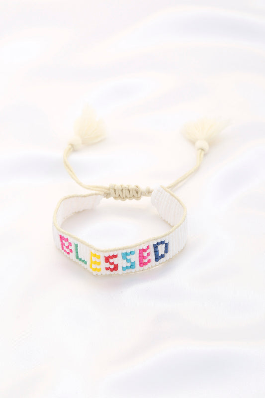 Blessed Bead Pull Tie Bracelet - Tigbul's Variety Fashion Shop