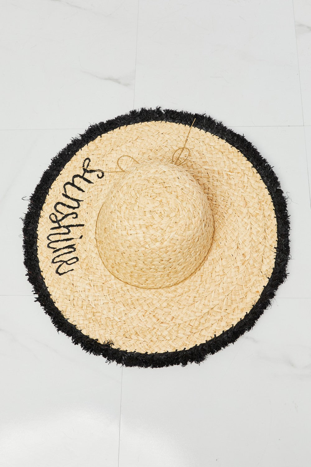 Fame Sunshine Straw Fringe Hat - Tigbul's Fashion