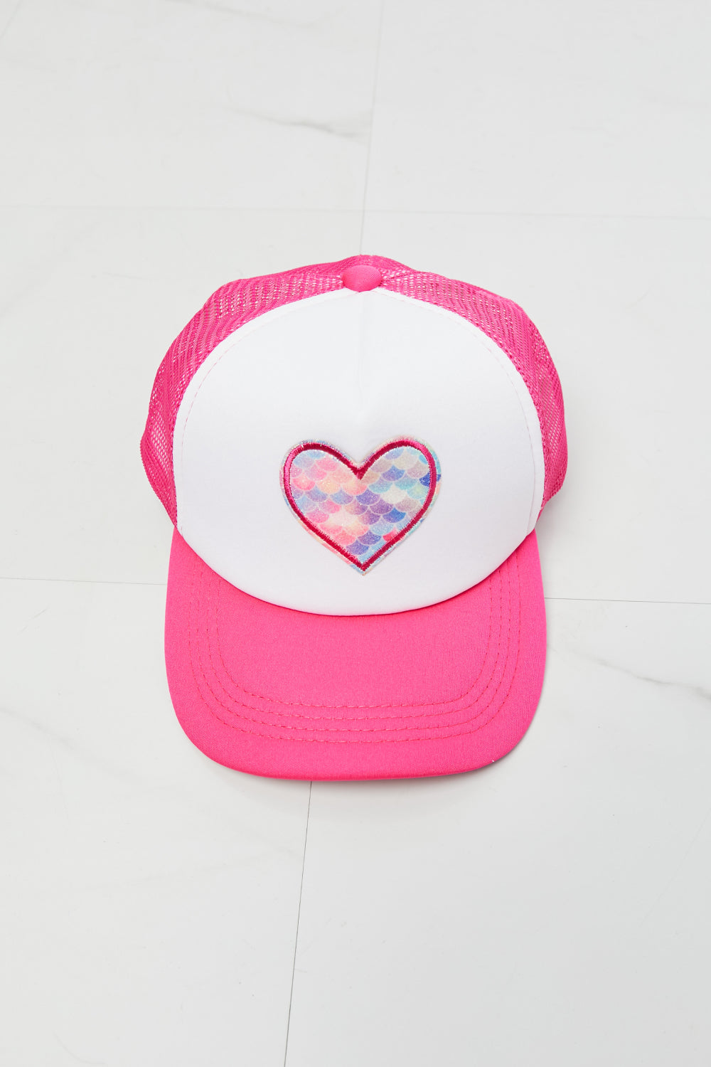 Fame Falling For You Trucker Hat in Pink - Tigbuls Variety Fashion