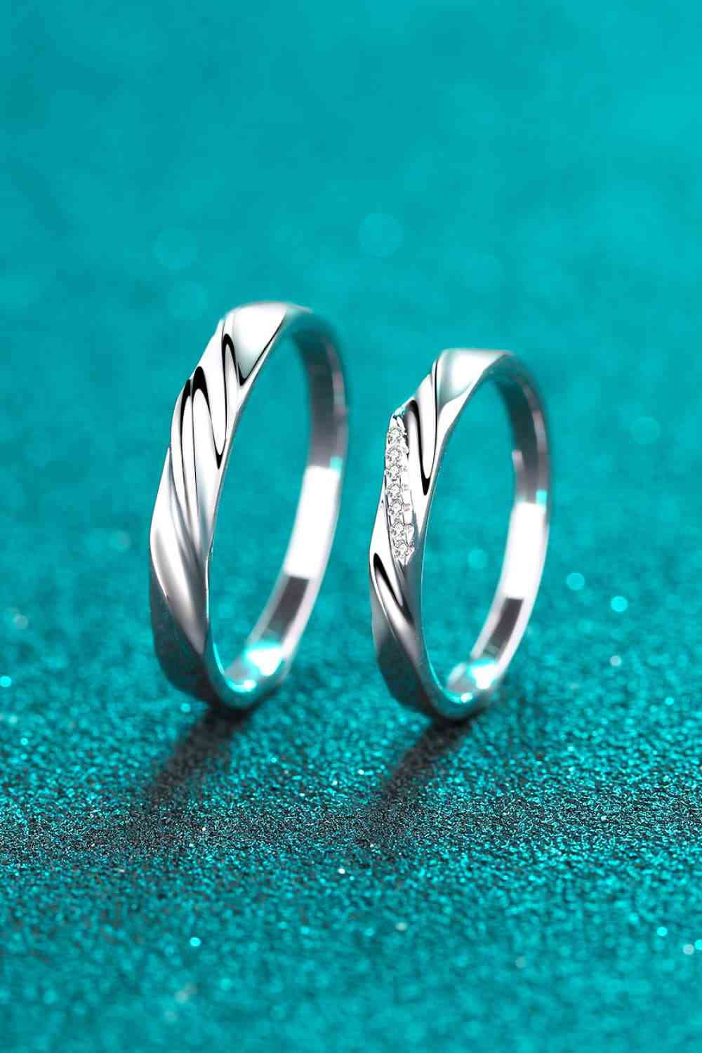 Minimalist 925 Sterling Silver Rhodium-Plated Ring Men/Womens - Tigbuls Variety Fashion