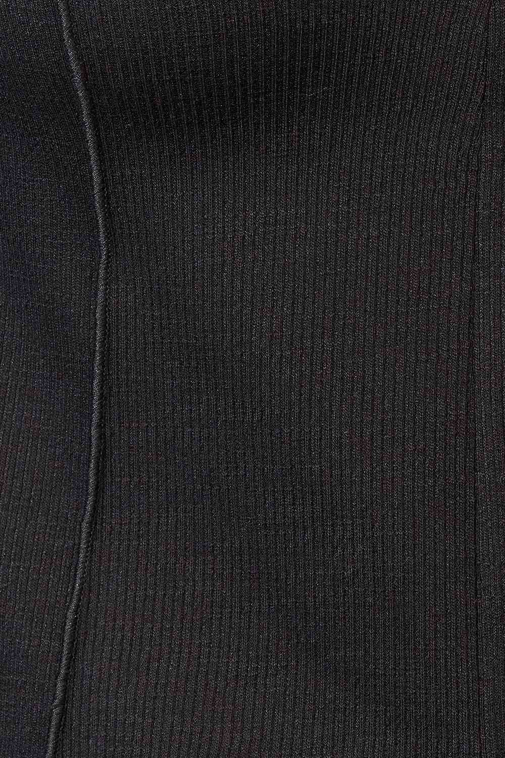Black Exposed Seam Long Sleeve Hoodie - Tigbuls Variety Fashion