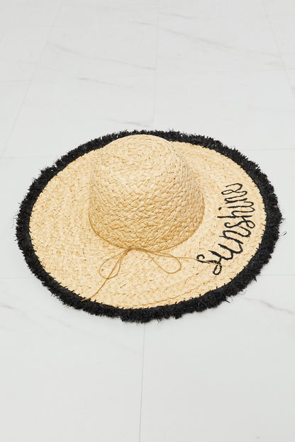 Fame Sunshine Straw Fringe Hat - Tigbul's Fashion