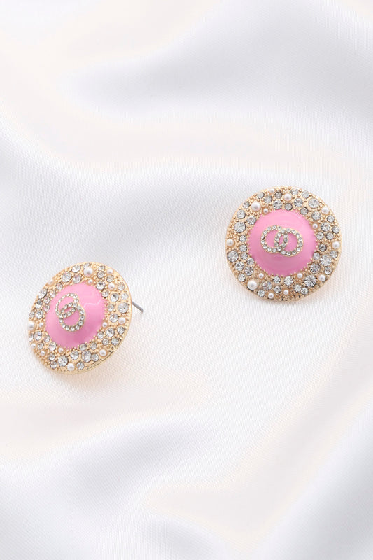 Double Circle Round Metal Earring - Tigbul's Variety Fashion Shop
