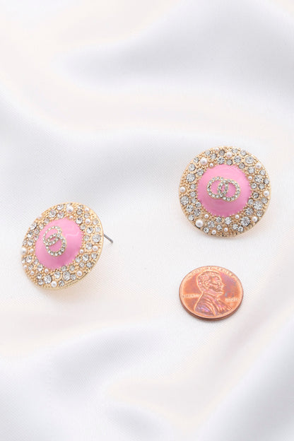 Double Circle Round Metal Earring - Tigbul's Variety Fashion Shop