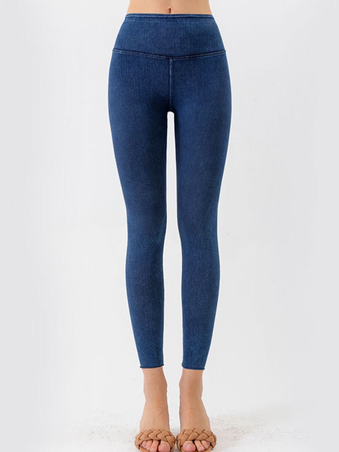 Wide Waistband Cropped Jeans - Tigbul's Fashion