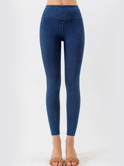 Wide Waistband Cropped Jeans - Tigbul's Fashion