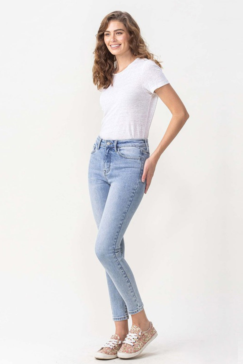 Size Talia High Rise Crop Skinny Jeans - Tigbul's Fashion