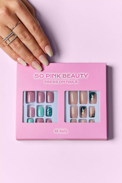 SO PINK BEAUTY Press On Nails 2 Packs - Tigbuls Variety Fashion