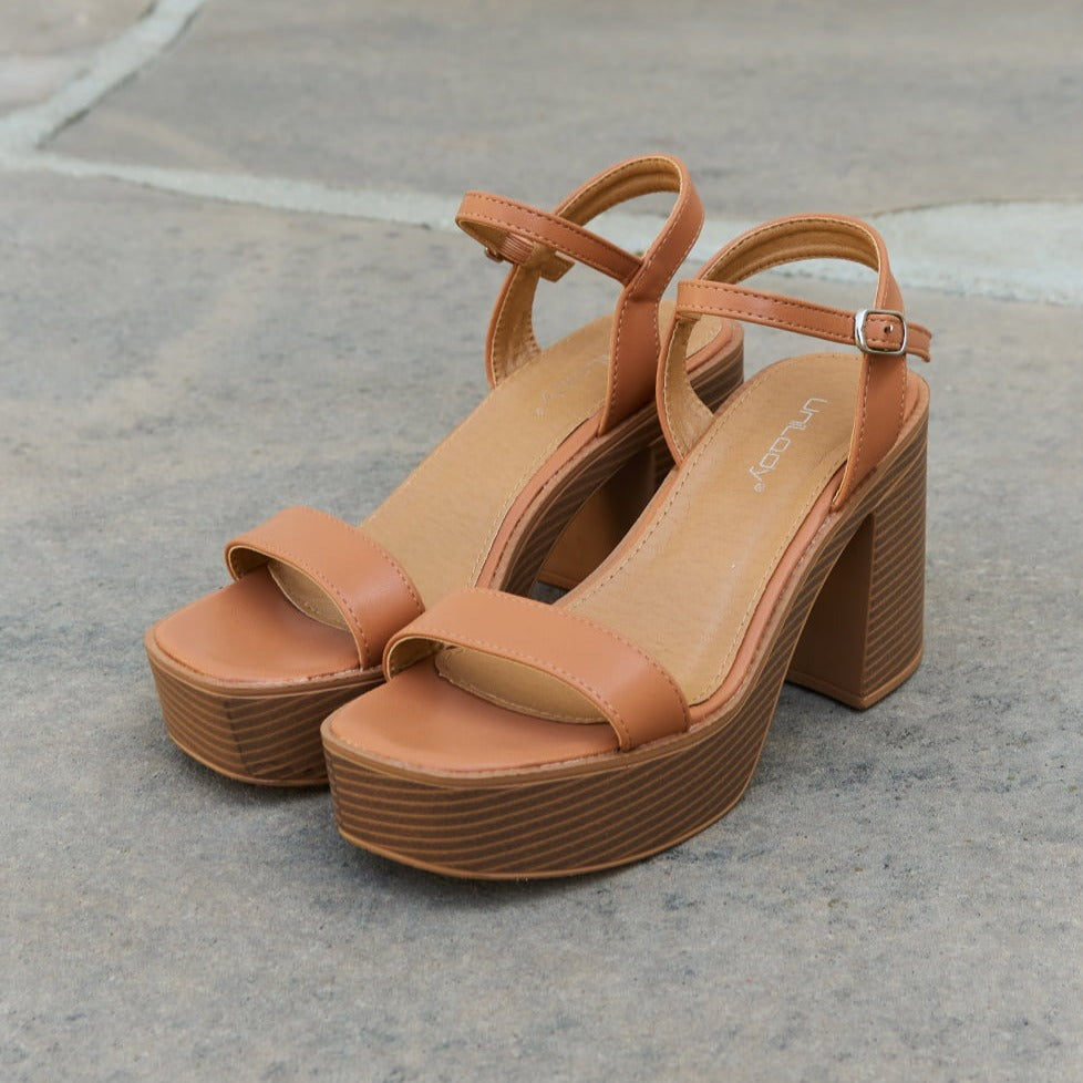 Weeboo Feel It Platform Heel Sandals - Tigbul's Fashion