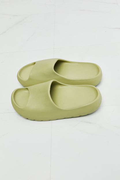 NOOK JOI In My Comfort Zone Slides in Green - Tigbul's Fashion