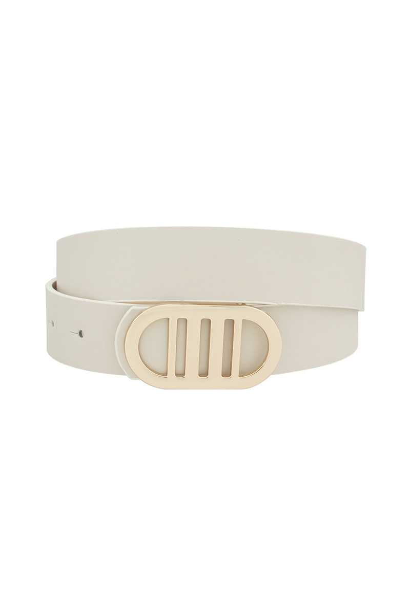 Modern Gridded Oval Standard Belt - Tigbul's Variety Fashion Shop