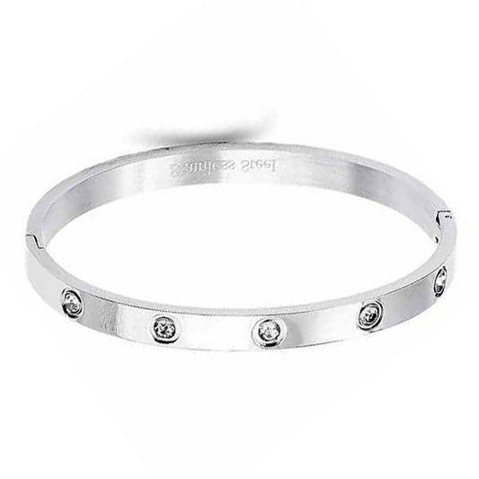 Stainless Steel Cubic Metal Bracelet - Tigbul's Variety Fashion Shop