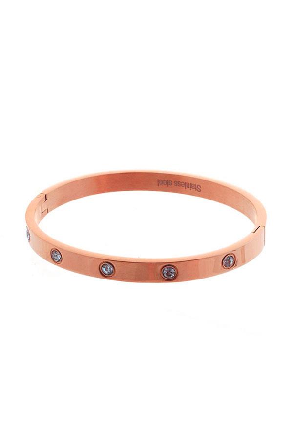 Stainless Steel Cubic Metal Bracelet - Tigbul's Variety Fashion Shop