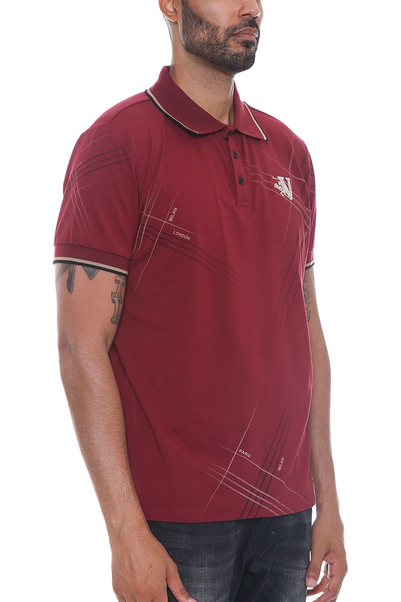 Version Couture Polo Button Down Shirt - Tigbul's Variety Fashion Shop