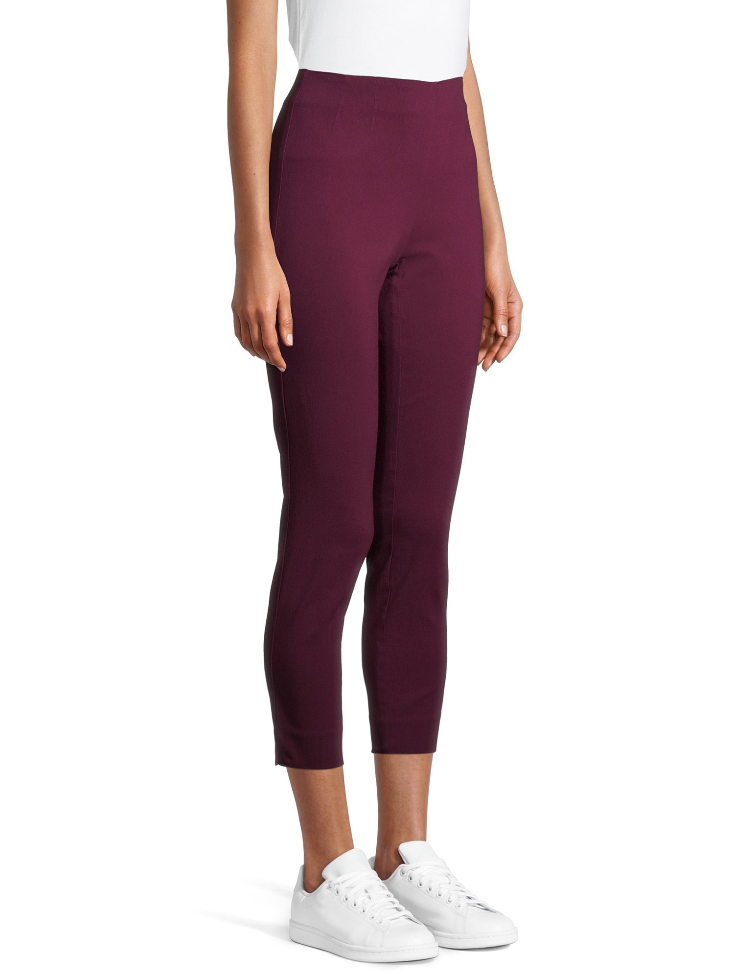Women's Purple Millennium Skinny Side-Zip Pant, Size 18 | Tigbuls